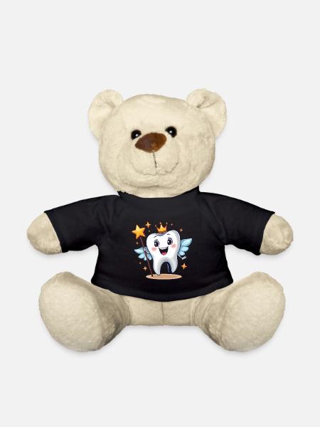 Karneval Zahnfee Zahnarzthelferin Kinder Zahnarzt - Teddy - Schwarz