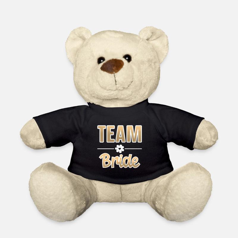 Team Braut JGA Junggesellin - Teddy - Schwarz