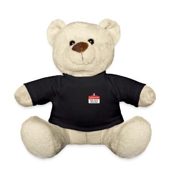 Task Force Badge SCP Foundation Secure Contain - Teddy Bear - black - Front