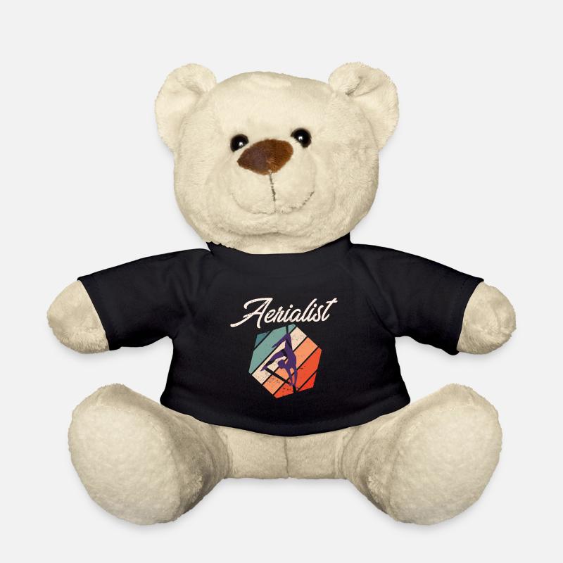 Aerial Silks Dancer Aerialist Air Silk - Teddy Bear - black