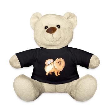 Pomeranian - Teddy Bear - black - Front