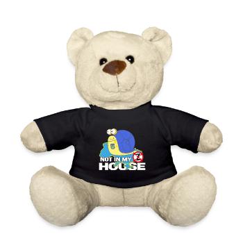ukraine soutenir zelenskyi ukraina slava ukraini - Nounours - noir - Devant