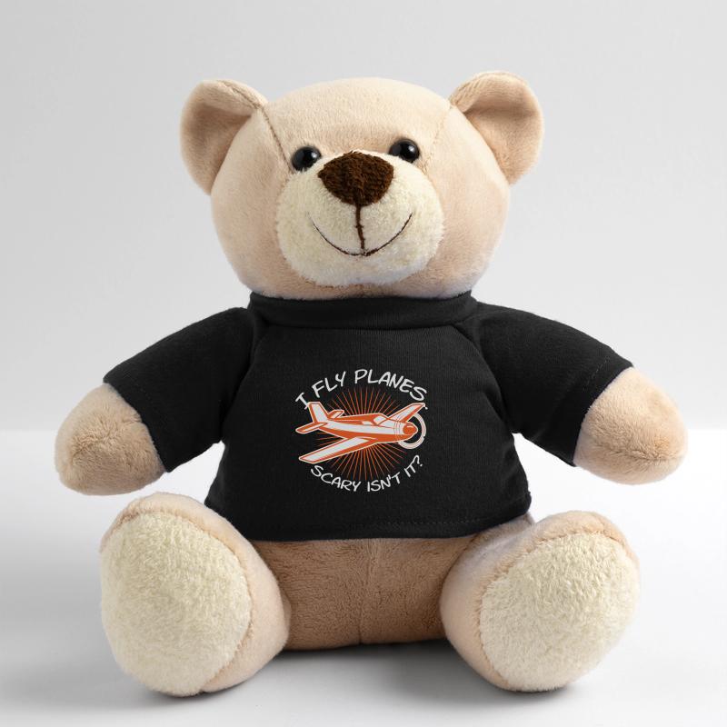 I Fly Planes Scary Isnt It Pilot Teddy Bear
