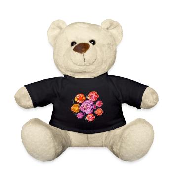 Discus Fish Aquarium Fish Keeper - Teddy Bear - black - Front