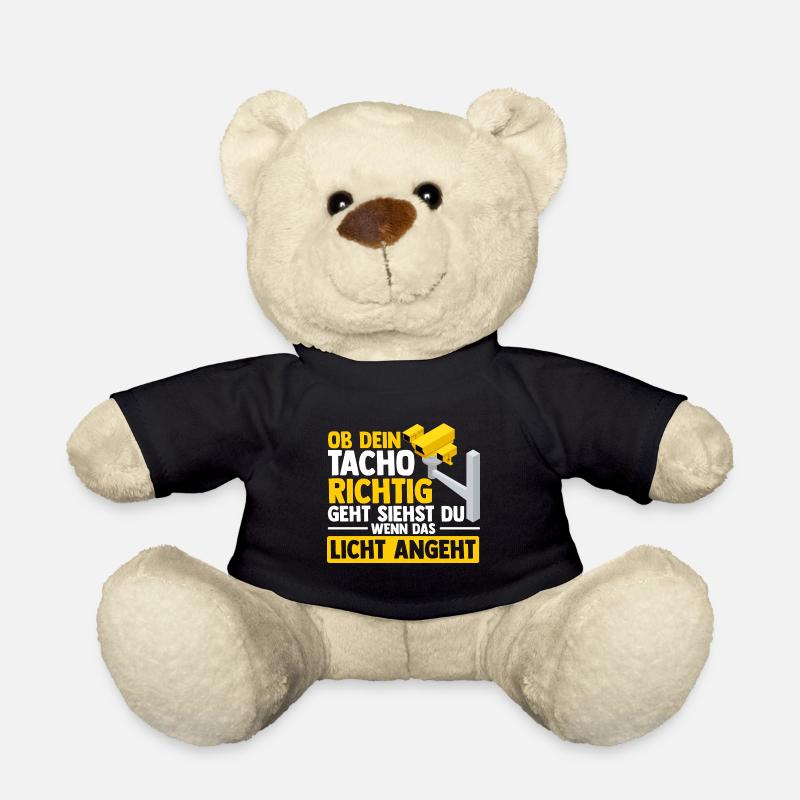 Schrauber Mechaniker Tuning Auto Tacho Rennwagen D - Teddy - Schwarz