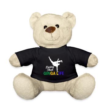Dicton de danse afro-brésilienne pour la Capoeira - Nounours - noir - Devant