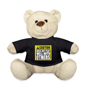 Caution Does Not Play Well With Others 56 - Teddy - Schwarz - Vorne