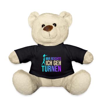 Mir Reichts Ich Geh Turnen Handstand Trainer Turn - Teddy - Schwarz - Vorne