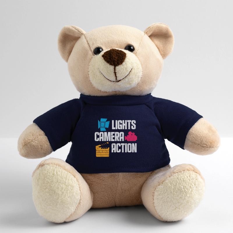 lights camera action Design for a theater lover Teddy Bear