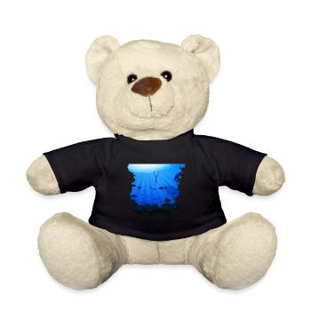 Freedive Diving Apnoe Deep Seas Underwater Diver - Teddy - Schwarz - Vorne