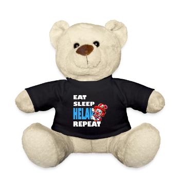 Carnival Helau Dusseldorf Clown Costume Mainz - Teddy Bear - black - Front