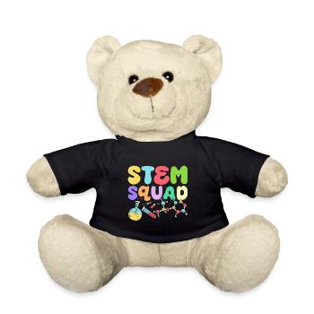 Stem Squad Special Education Sped Teacher - Teddy Bear - black - Front