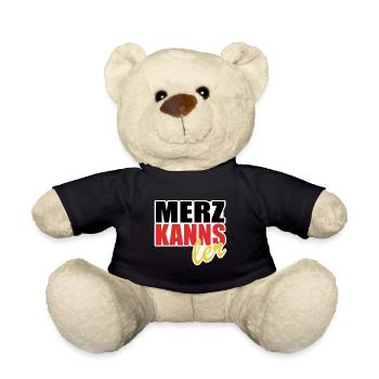 Merz kanns - Kanzler - Kanzlerkandidat - Teddy - Schwarz - Vorne