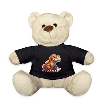 Komodo Dragon - Teddy Bear - black - Front