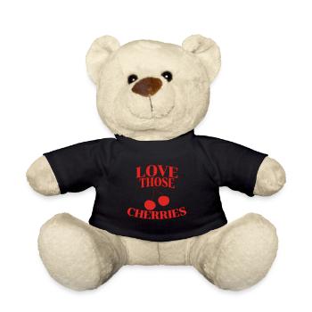 Love those cherries - Teddy - Schwarz - Vorne