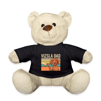 Vizsla Design für deinen Vizsla Papa - Teddy - Schwarz - Vorne