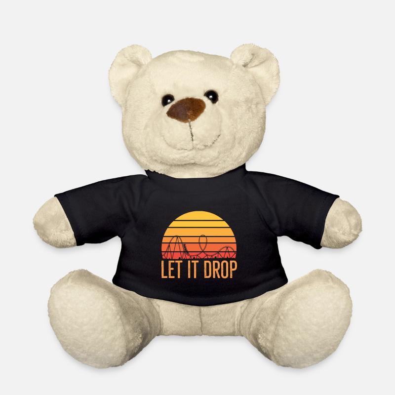 Freizeitpark Design für einen Achterbahn Fan - Teddy - Schwarz