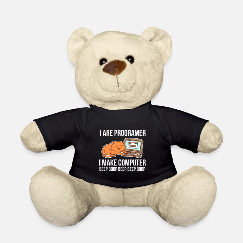 Programmierer-Chat-Humor für Coder und - Teddy - Schwarz