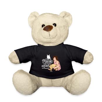 Katzenmama - Teddy - Schwarz - Vorne