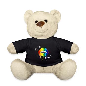 Kiss me - Teddy - Schwarz - Vorne