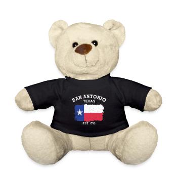San Antonio est 1718 Design für stolze San - Teddy - Schwarz - Vorne