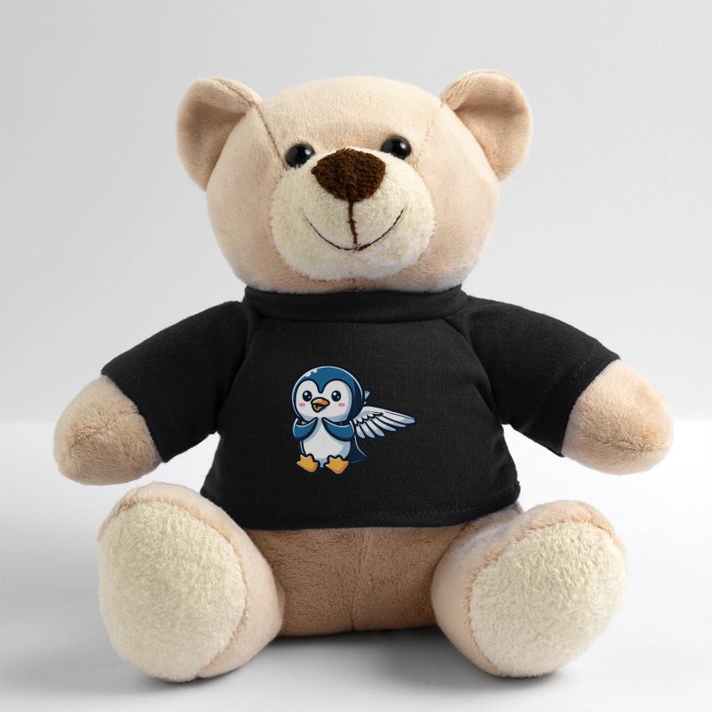 Celestial Penguin Wings Teddy Bear