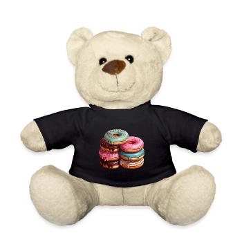 Donut für einen Donut-Liebhaber - Teddy - Schwarz - Vorne