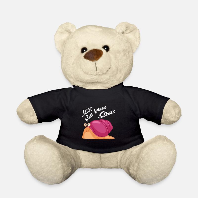 Bloss keinen Stress immer schön ruhig bleiben - Teddy - Schwarz