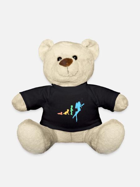 Evolution Diver - Teddy Bear - black