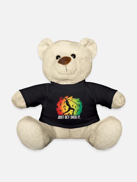 Stabhochspringer-Geschenk - Teddy - Schwarz