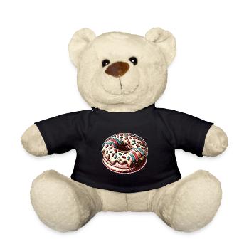 Doughnut - Teddy Bear - black - Front