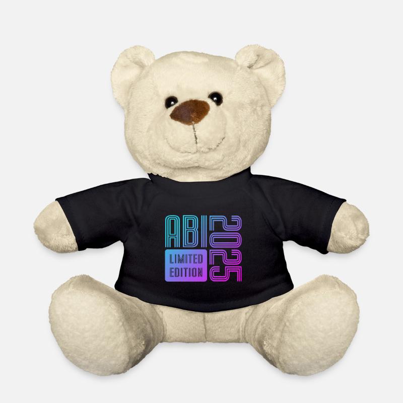 Abi 2025 - Limited Edition - Abitur - Spruch - Teddy - Schwarz