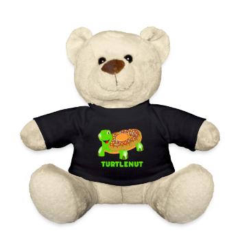 Turtlenut donut turtle Sweet sugar glaze - Teddy Bear - black - Front
