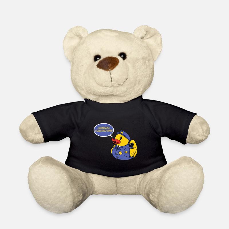 Duck Bathtub Relaxation - Teddy Bear - black