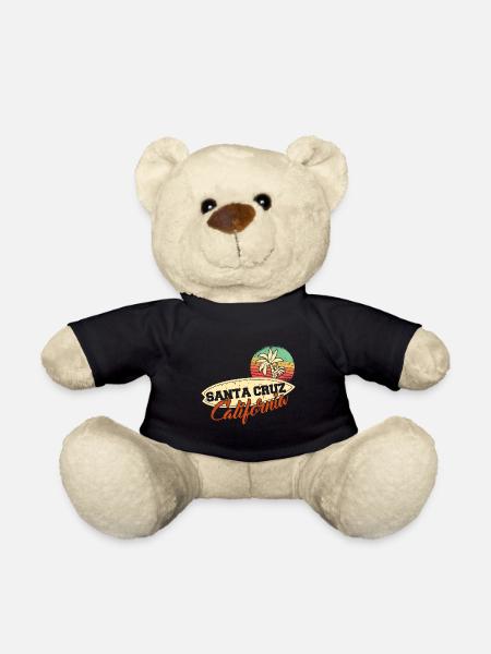 Santa Cruz Surfer De Santa Cruz California Surf Surfer Vintage Gift - Nounours - noir