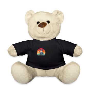 Vollizei Beamter Biertrinker - Teddy - Schwarz - Vorne
