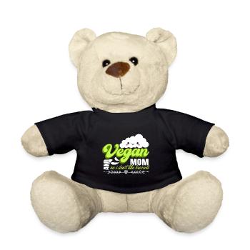 Humorous Broccoli Of Vegetarians Quote - Teddy Bear - black - Front
