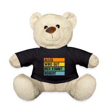 Robert - Teddy Bear - black - Front