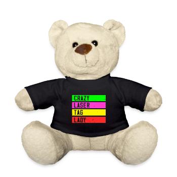 Crazy Laser Tag Lady - Nounours - noir - Devant