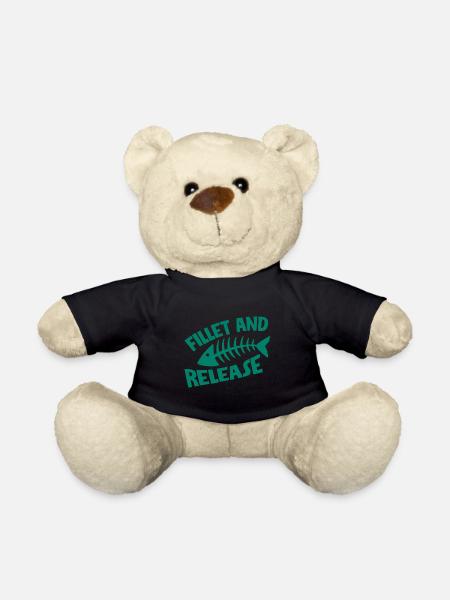Fillet And Release - Teddy Bear - black