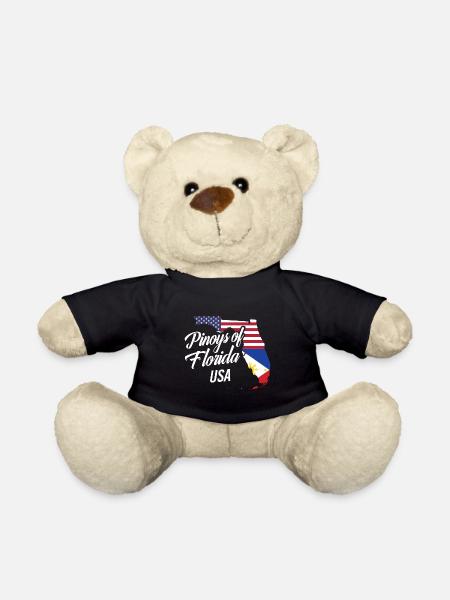 Filipinos of Florida Design für stolze Fil-Ams - Teddy - Schwarz