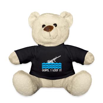 Oops I lost it 2nd amendment - Teddy Bear - black - Front