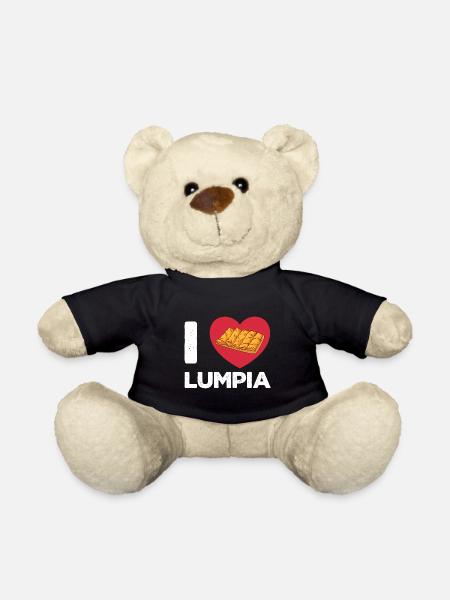 I love lumpia Design for a lumpia lover - Teddy - Schwarz