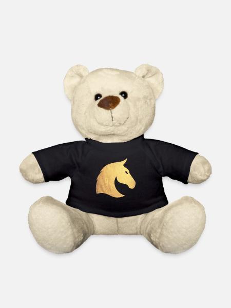 cheval d'or - Nounours - noir