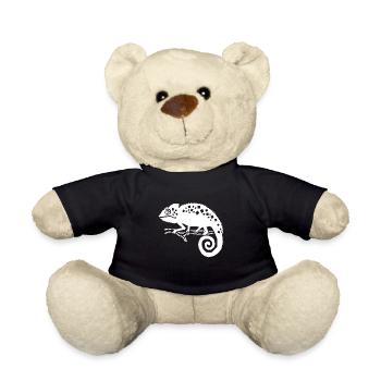chameleon - Teddy Bear - black - Front