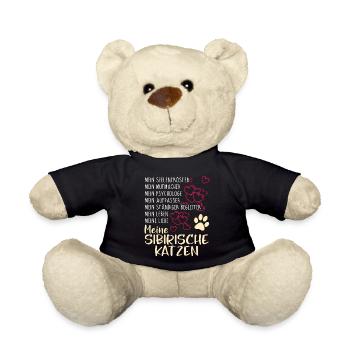 SIBIRISCHE-KATZEN - Katze - Teddy - Schwarz - Vorne