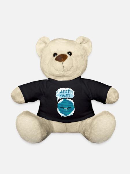 Sprüche Geschenk Planet Kälte Winter Kind Weltall - Teddy - Schwarz