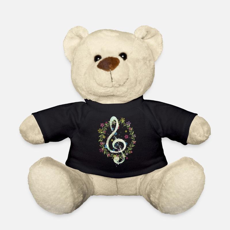 Musiknote - Teddy - Schwarz