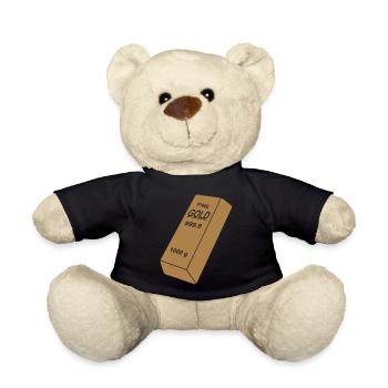 lingot d'or - Nounours - noir - Devant