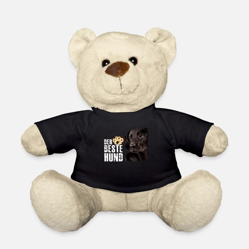 The Best Dog - Labrador Brown - Teddy Bear - black